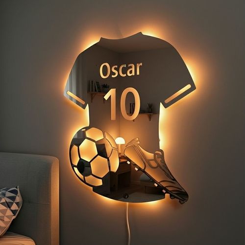 LED-voetbalshirt met naam