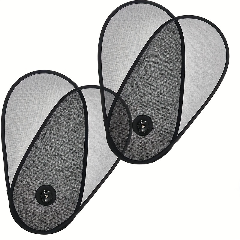 2pcs Adjustable Rotatable Sunshade | Car Side Window Anti-Sun Heat Blocking Non-Obstructive Sky Light Mesh