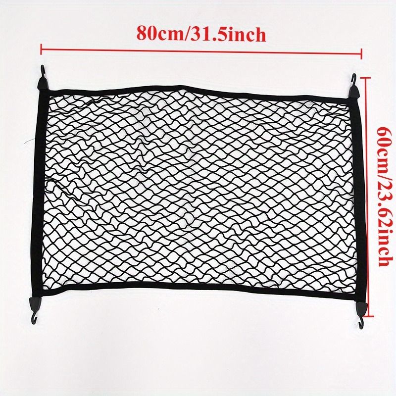 1pc Universal Fit Stretch Truck Bed Net - High Elasticity Cargo Mesh for Trailers