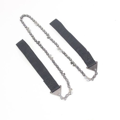 Portable Hand - Pull Chain Saw (Black), Essential for Outdoor Camping and Wilderness Survival, Manganese Steel Material, Strong and Wear - Resistant, 11 - Tooth Design, Easy and Labor - Saving