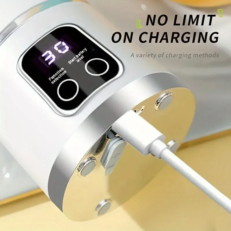 Multifunctional USB Juicer Blender | Smart LED & Leak-Proof Design