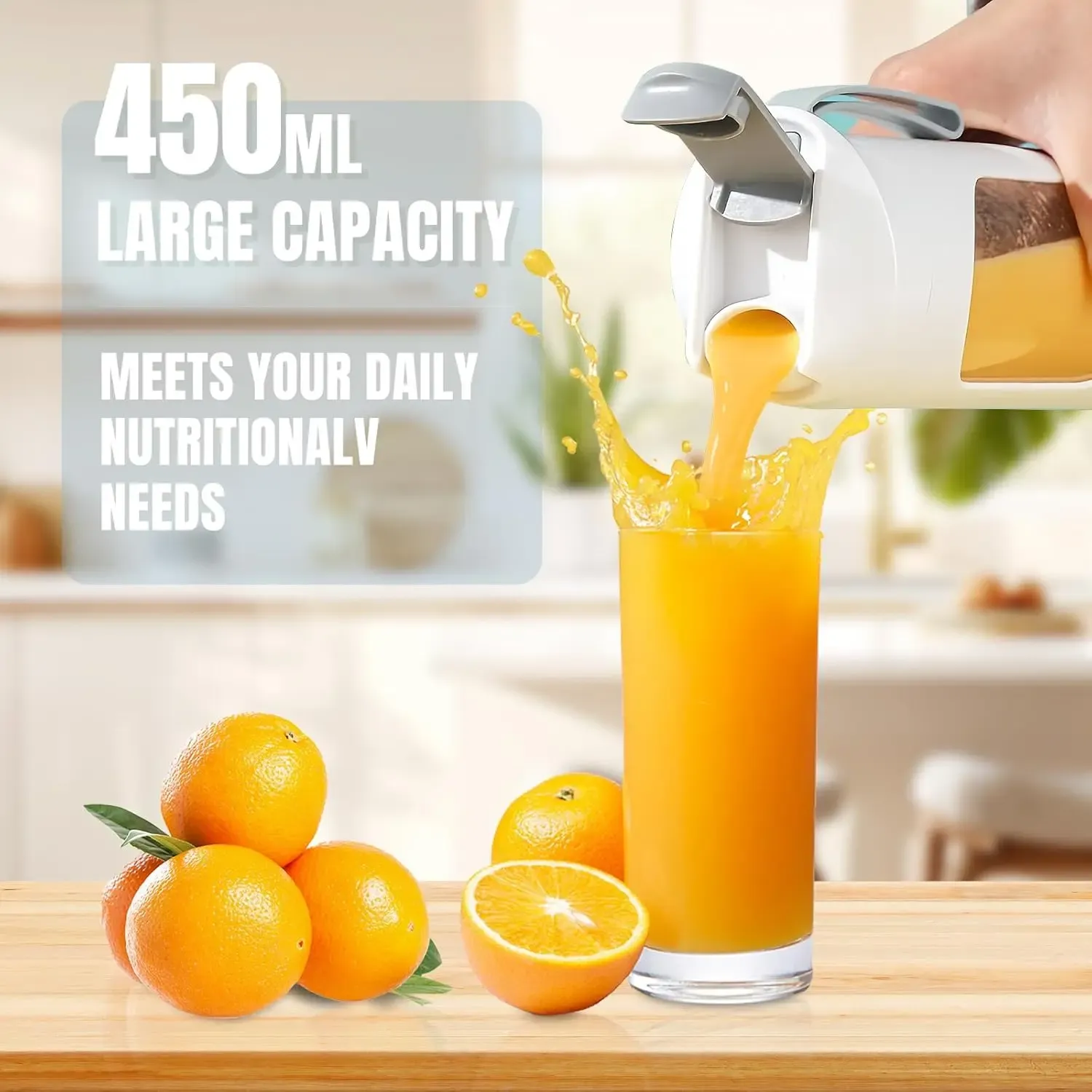 Multifunctional USB Juicer Blender | Smart LED & Leak-Proof Design