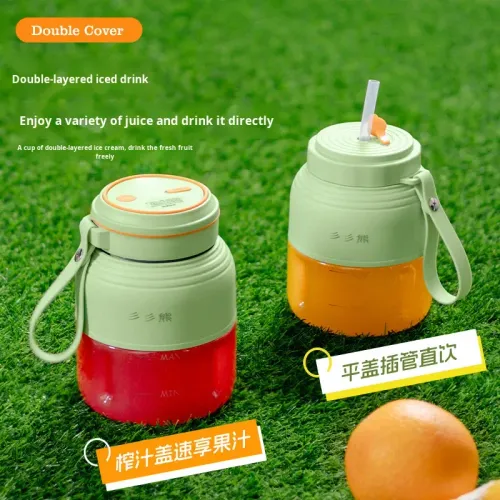 Portable USB Rechargeable Multifunctional Fruit and Vegetable Blender Juicer
