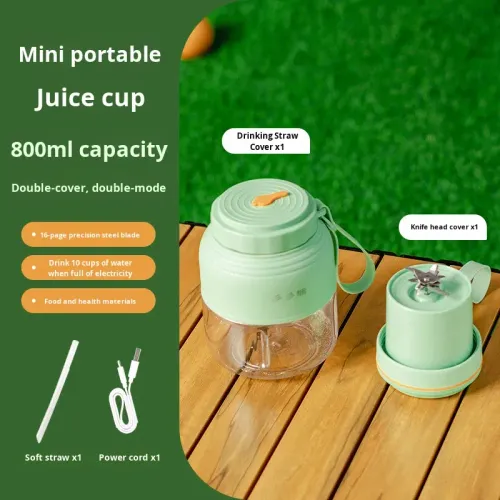 Portable USB Rechargeable Multifunctional Fruit and Vegetable Blender Juicer
