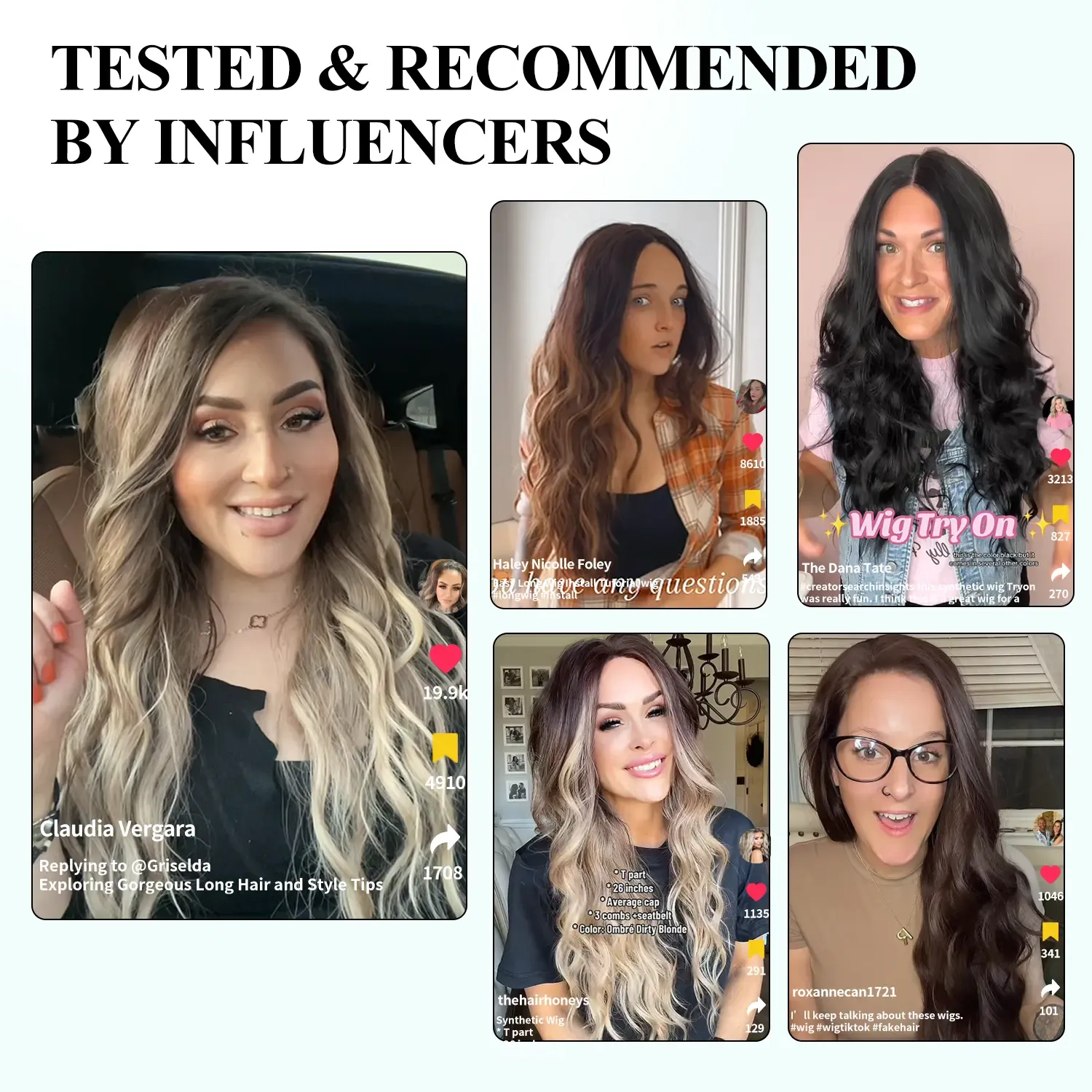 Women's Black Long Wavy Lace Parting Wig, Heat Resistant Synthetic Fiber, Suitable for Daily & Party Wear - 26 Inches