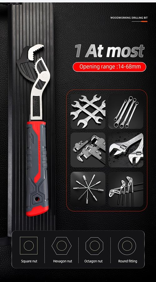 Multifunctional self-locking wrench
