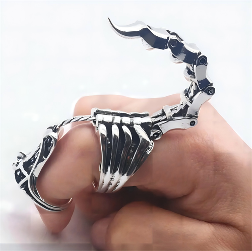 Retro Scorpion Ring Movable Personality Punk Hip-hop Men's Open Ring Wholesale, Alloy Ring for Men and Women Fashion Jewelry