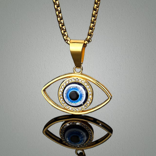 Cross-border hot selling retro lion head owl Thor's hammer demon eye trinity knot arrow necklace pendant jewelry wholesale