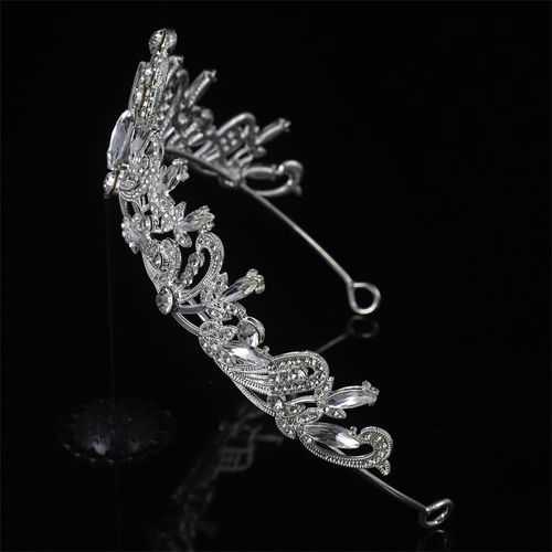 Delicate Cornas De Reinas Accessories Feme Tiaras 14.5cm Tiaras and Crowns Tiara Bridal Wedding Crown Bridal Pageant Crowns