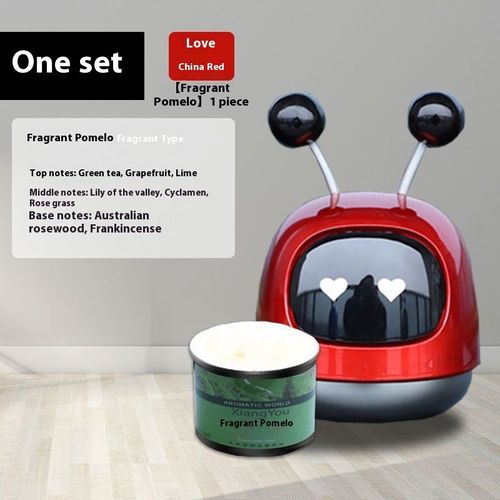 Dynamic Robot Car Air Purifier and Fresh Scent Ornament Long-Lasting Solid Fragrance Modern Interior Decoration for Cars