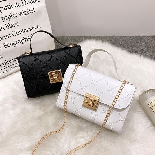 Ladies Handbags Fashion Cheap Pu Leather Women's Chain Crossbody Bag 2025 Simple and Fashionable Small Square Bag