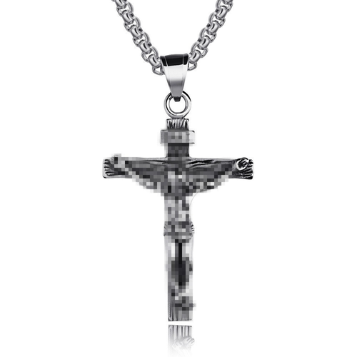 Cross-border hot selling retro lion head owl Thor's hammer demon eye trinity knot arrow necklace pendant jewelry wholesale