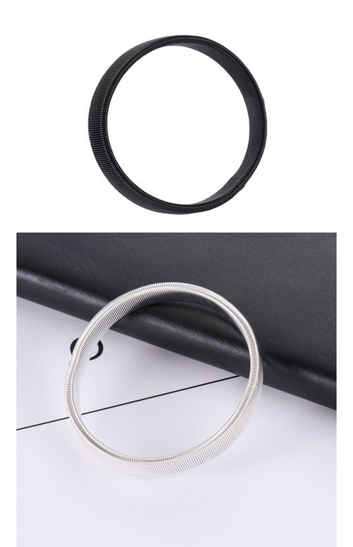 European and American Amazon wish ebay new men's metal spring elastic elastic bracelet wristband armband cuff
