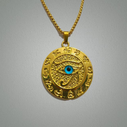 Cross-border hot selling retro lion head owl Thor's hammer demon eye trinity knot arrow necklace pendant jewelry wholesale