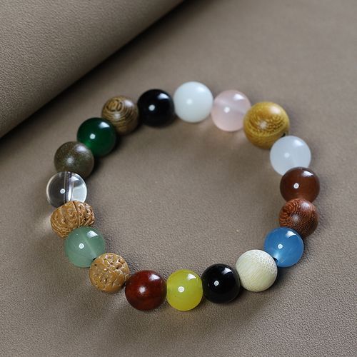 Eighteen-seed multi-treasure bracelet Bodhi 18 seeds 18-seed Buddhist beads jewelry Star Moon Wenwan men's and women's bracelet live broadcast hot style