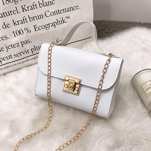 Ladies Handbags Fashion Cheap Pu Leather Women's Chain Crossbody Bag 2025 Simple and Fashionable Small Square Bag