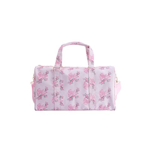 New Fashion Bow Customized logo Waterproof Duffel Bag Travel Bag Nylon Crossbody Bag