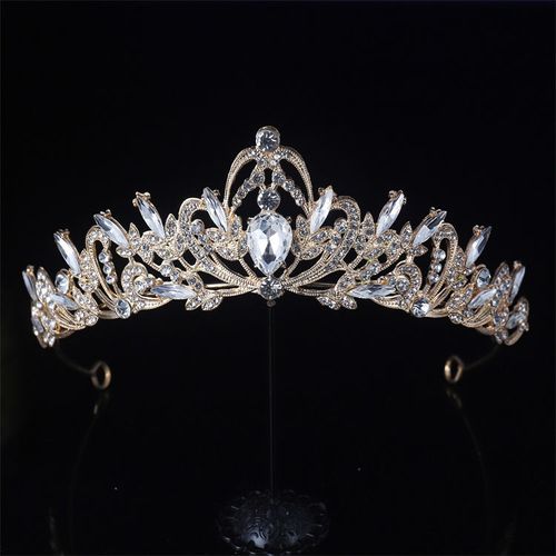 Delicate Cornas De Reinas Accessories Feme Tiaras 14.5cm Tiaras and Crowns Tiara Bridal Wedding Crown Bridal Pageant Crowns