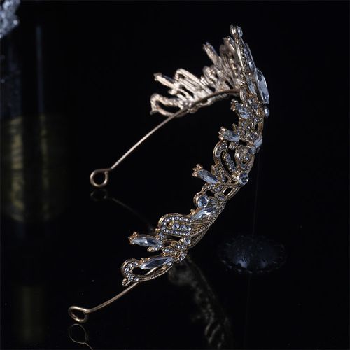 Delicate Cornas De Reinas Accessories Feme Tiaras 14.5cm Tiaras and Crowns Tiara Bridal Wedding Crown Bridal Pageant Crowns