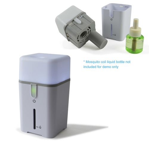 Taiwan Made Rechargeable Electrical Mosquito Repellent Vaporizer with Lamp Battery Powered Heater for Outdoor Use