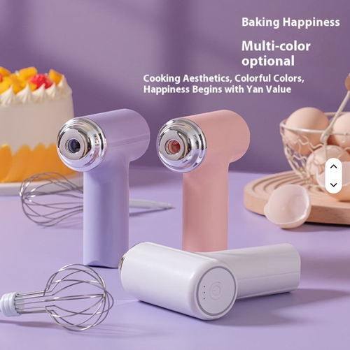 Automatic cordless electric stand mixer household handheld rechargeable mixer cream whisk USB