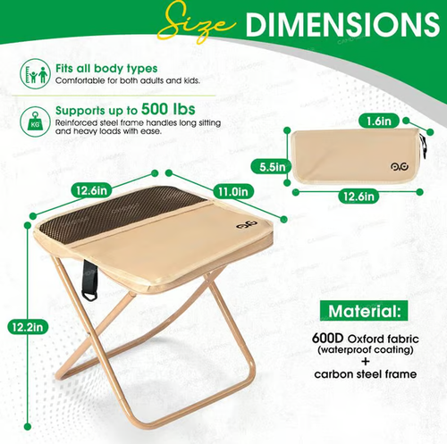 ✨Foldable Backpack Stool🎒🪑