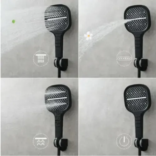 8-speed Oversized Panel Pressurized Shower Head