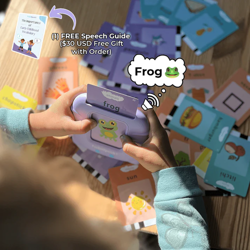 Children's enlightenment learning flash card reader