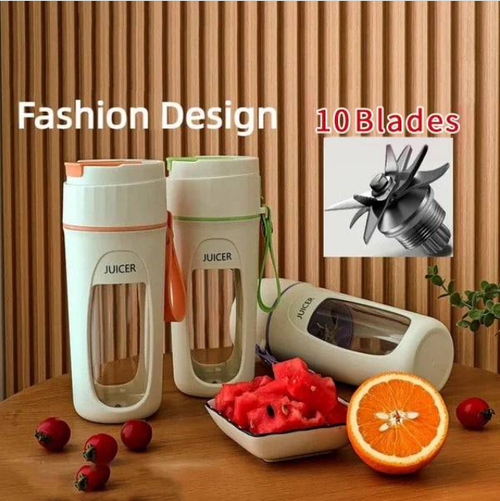 🔥Multifunction Usb Fruit Mixers Juicers Portable 380ml Electric Juicer