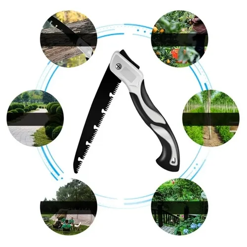 🔥Indestructible Folding Trail Saw - Super sharp, lightning fast cutting, built for the wild!
