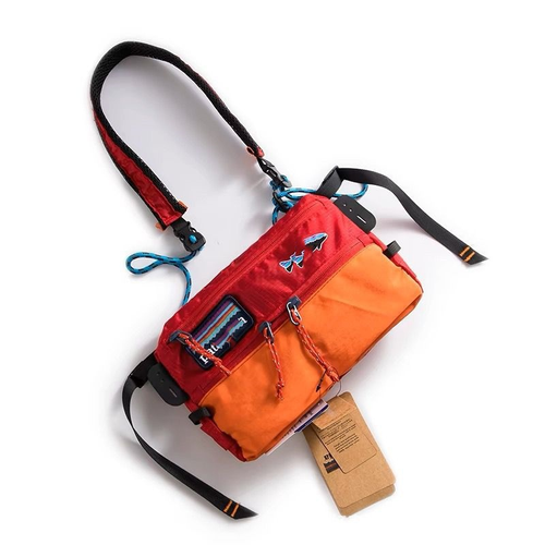 Multicolor Zippered Fly Fishing Crossbody Bag