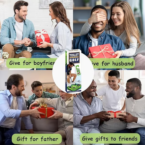 🔥49% OFF⛳Toilet Game Mini Golf Toy,Gag Gifts for Adults Funny