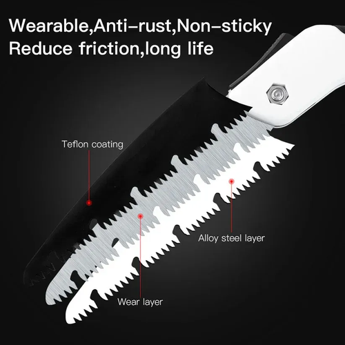 🔥Indestructible Folding Trail Saw - Super sharp, lightning fast cutting, built for the wild!