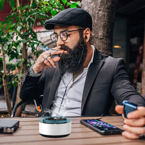 Portable Smoke Removal Air Purifier Ashtray