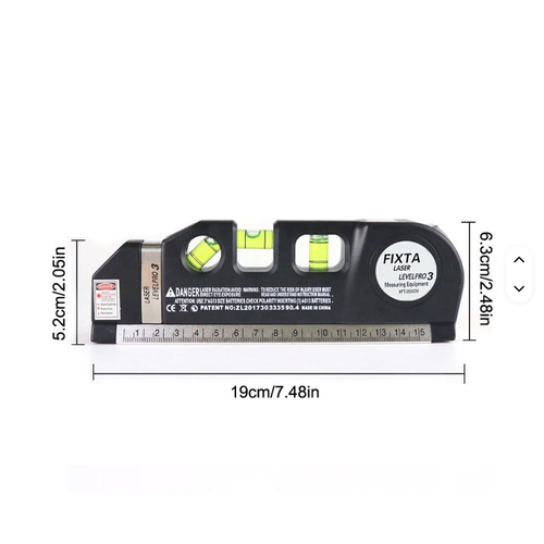 Cross straight line high precision multifunctional laser level laser level steel ruler