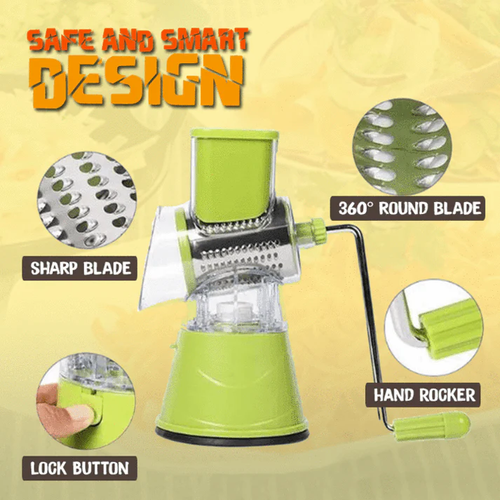 Manual rotary grater