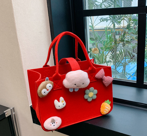 ✨(Buy 1 Get 1 Free) Perfect Christmas Gift✨Cartoon Felt Tote Bag