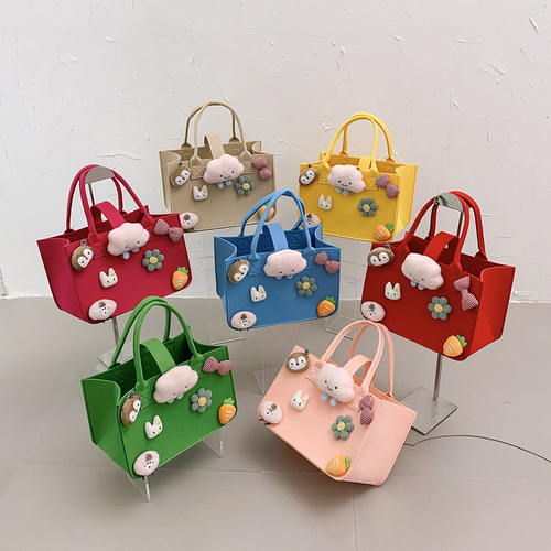 ✨(Buy 1 Get 1 Free) Perfect Christmas Gift✨Cartoon Felt Tote Bag