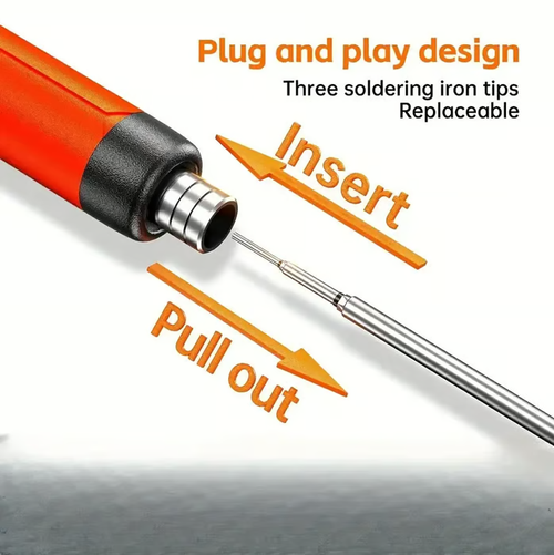 Portable USB Adjustable Temperature Soldering Iron Kit