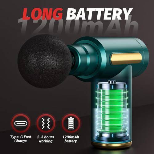 Portable muscle massager tool