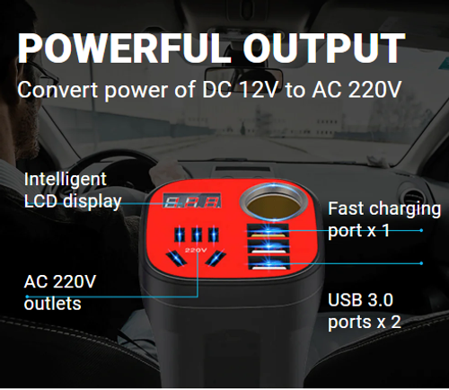 Popular in 2025 ⚡200W charging inverter!