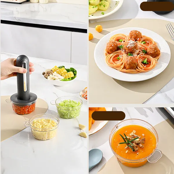 🔥 Bezprzewodowa elektryczna maszynka do mielenia mięsa do użytku domowego