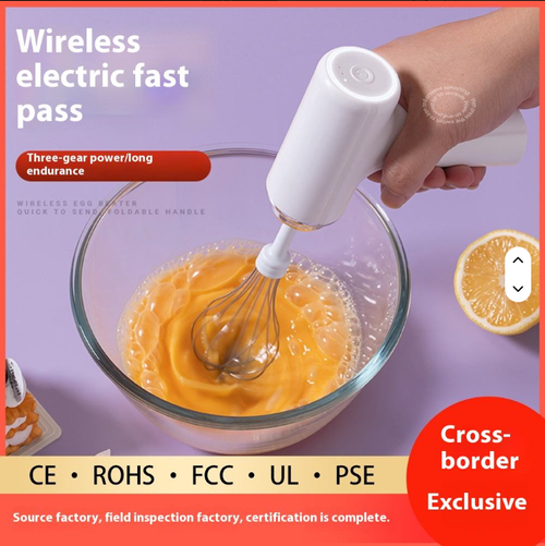 Automatic cordless electric stand mixer household handheld rechargeable mixer cream whisk USB