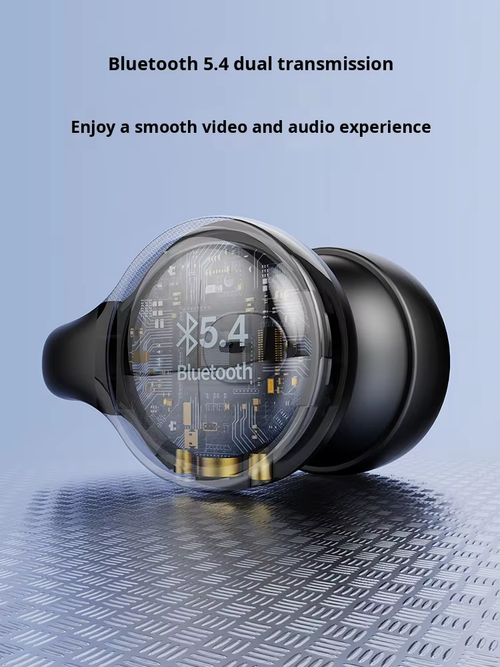 Smart earphones with smart color screen and ear clip