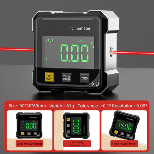 🏆Limited time 50% discount🔧Pousbo® Mini LCD Digital Inclinometer Angle Gauge✨