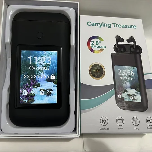 Power Bank with Multimedia Display, Bluetooth Headset, 3-in-1 Power Bank