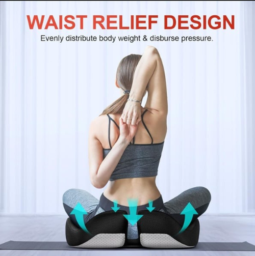 ⏰ Today Only – 49% OFF 🎁 Ergonomic Memory Foam Seat Cushion