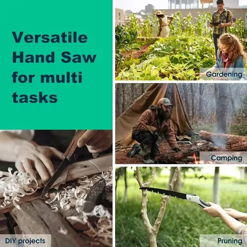 🔥Indestructible Folding Trail Saw - Super sharp, lightning fast cutting, built for the wild!