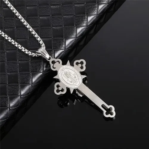 St. Benedict's Cross Pendant Necklace Wards Off the Power of Evil