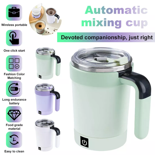 Automatic Magnetic Self Mixing Stainless Steel Coffee Rechargeable Mug Stirring